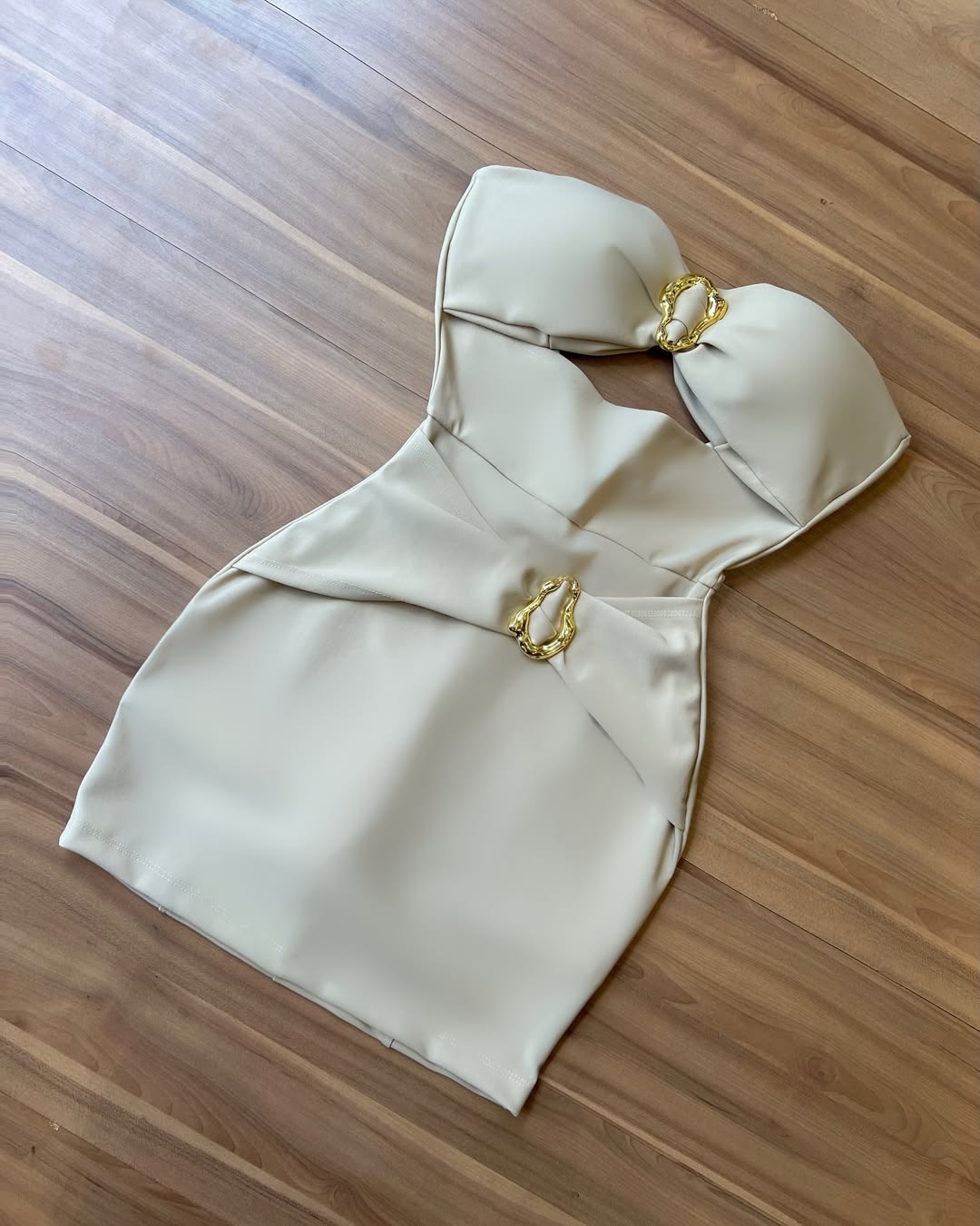 Gold Charm Mini Dress