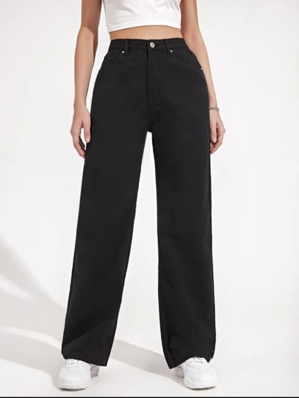 Combo of 2 Jeans (High Waist Wide Leg + Knee Cut)