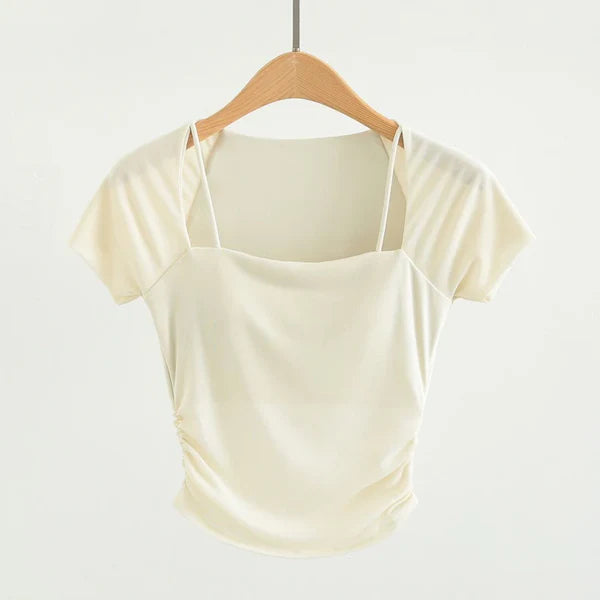 Ella Mesh Deatiled Built-In Bra Camisole (no reviews yet)