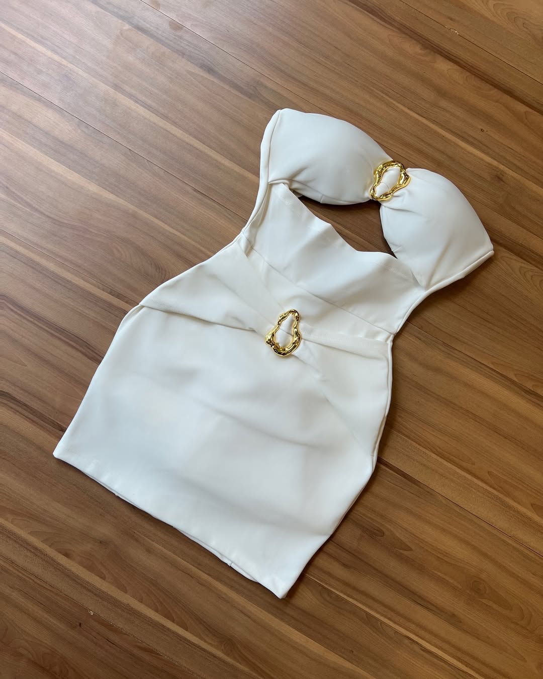 Gold Charm Mini Dress