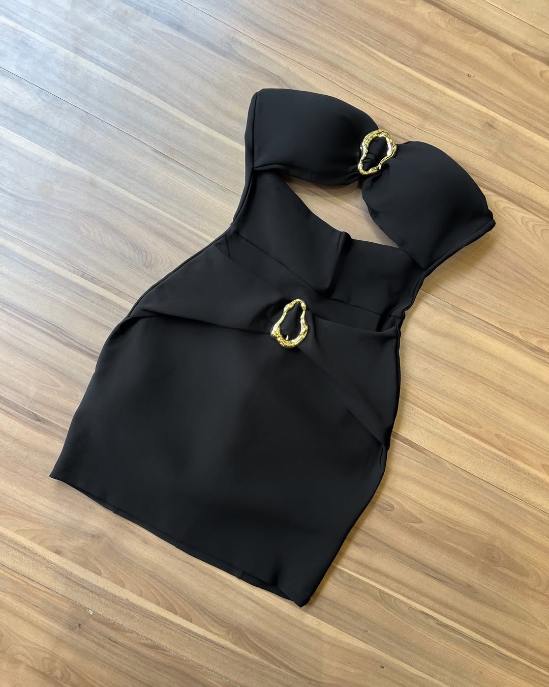 Gold Charm Mini Dress