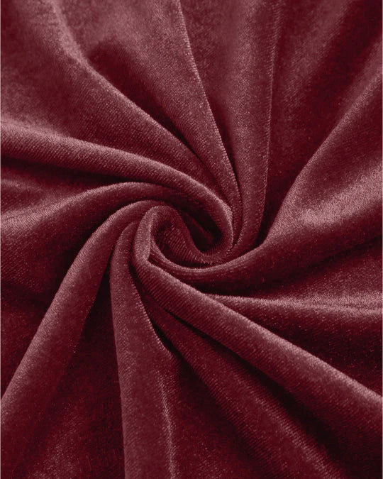 Solid Color Spaghetti Strap Ruched Slim Fit Casual Vacation Dress For New Year Holiday Party Clothes Burgundy Maxi Velvet Women Outfit