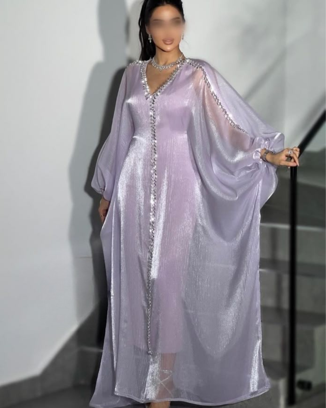 Beautiful Organza Abaya Dress